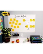 Post-it Dry Erase Whiteboard Removable White Film, 3Ft x 2Ft 
